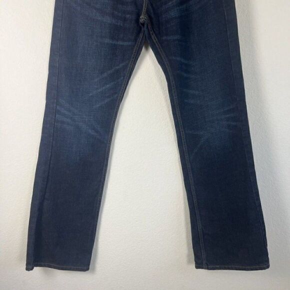 Levis 527 Men’s Bootcut Denim Jeans Dark Wash Size 36x34 100% Cotton - Picture 7 of 11